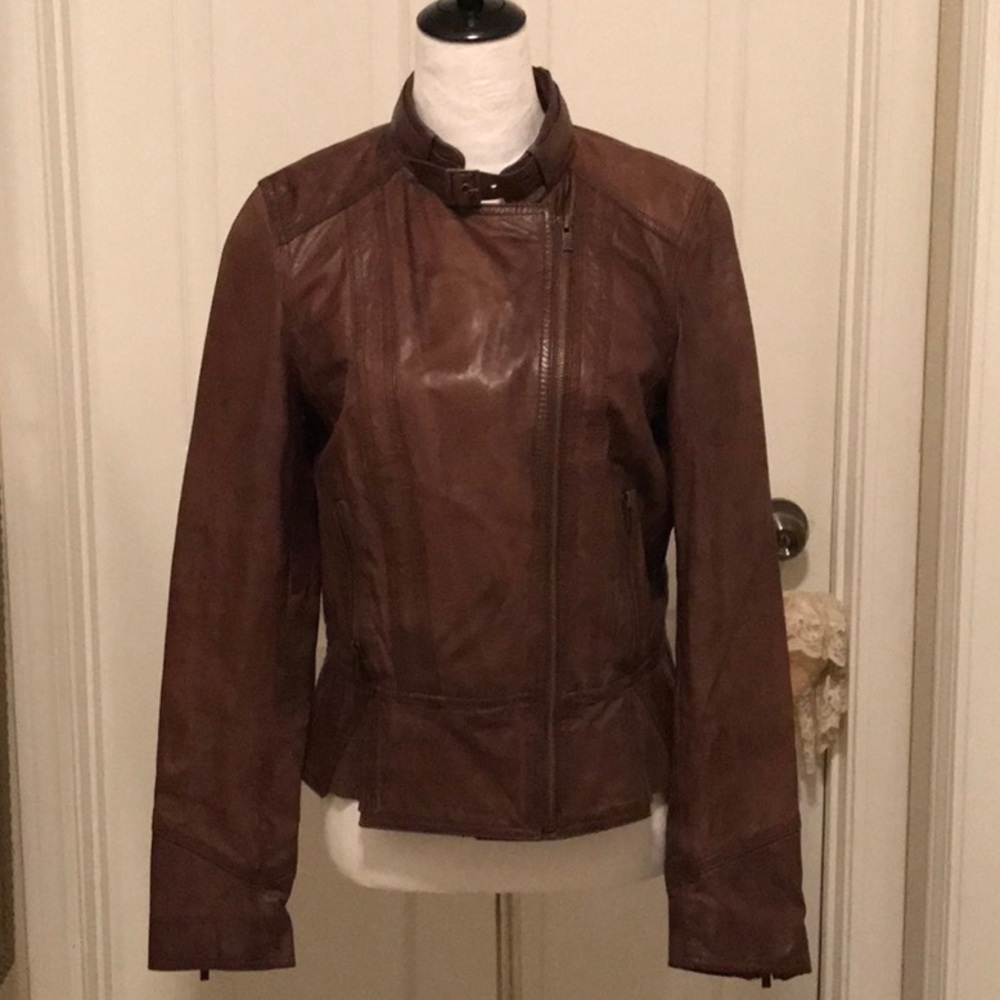 Brown Bomber Jacket - image 1